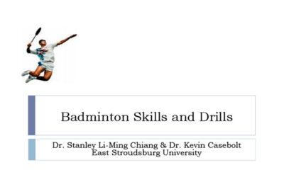 Badminton skills and drills